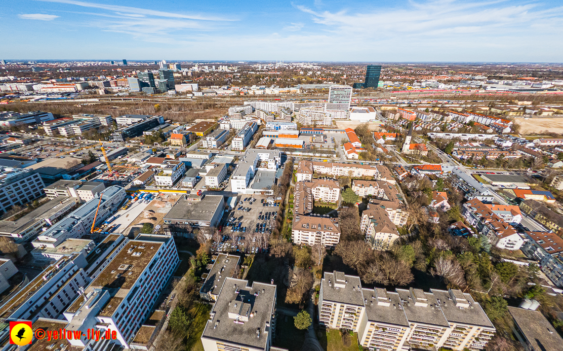 20.02.2023 - der Hachinger Bach zwischen Berg am Laim und Neuperlach